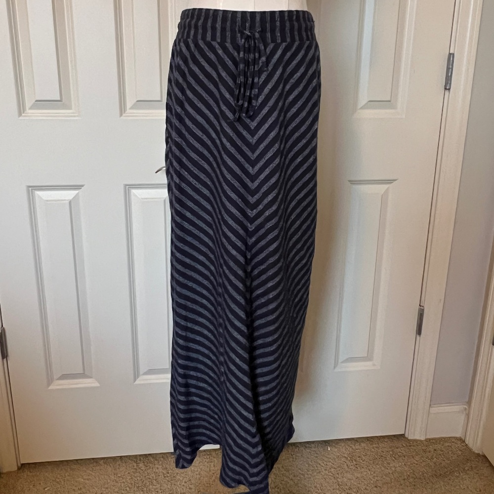 Loft striped maxi skirt